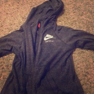 Girl grey Nike jacket